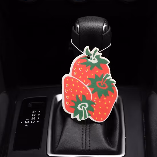 Chinese Supplier Wholesale Car Perfume Bottle Air Fresher Glass Custom Paper Car Fragrance with Wooden Lid Air Freshener Hanging The Car with Empty