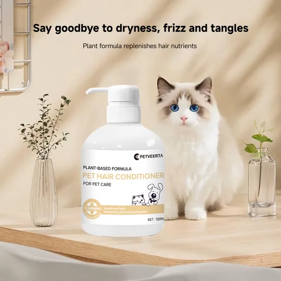 2 in 1 Pet Shampoo & Conditioner for Dog Puppy & Cat with All Natural Ingredients