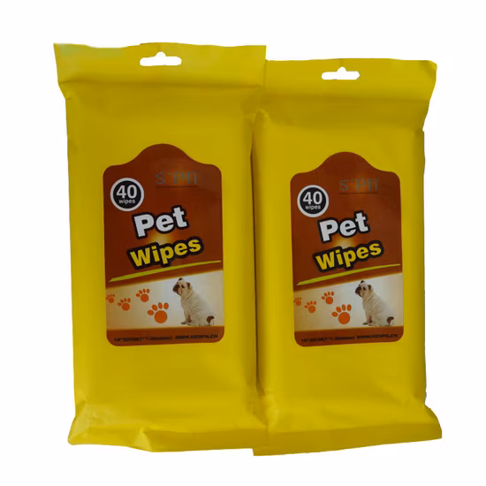 Специальные нетканые материалы, антибактериальные, лечебные, биоразлагаемые, бамбуковые, зеленые, дезинфицирующие, мягкий чайный дезодорант, чистящие салфетки для собак и кошек